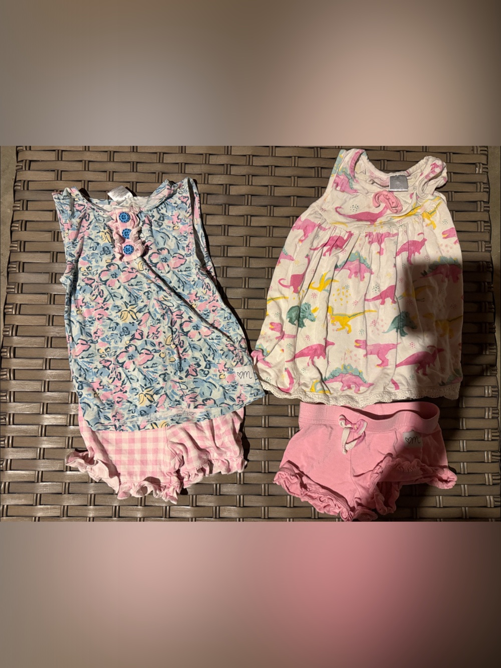 Love Millie outfits (dinosaur and floral)